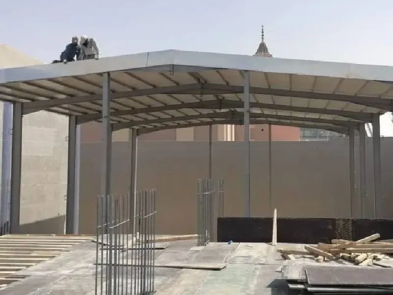 أسعار الهناجر والمستودعات الحديدية وسندوتش بانل حي الصحافة 