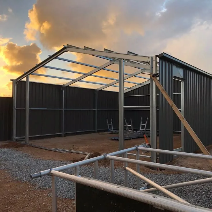 أسعار الهناجر والمستودعات الحديدية وسندوتش بانل حي الصحافة 