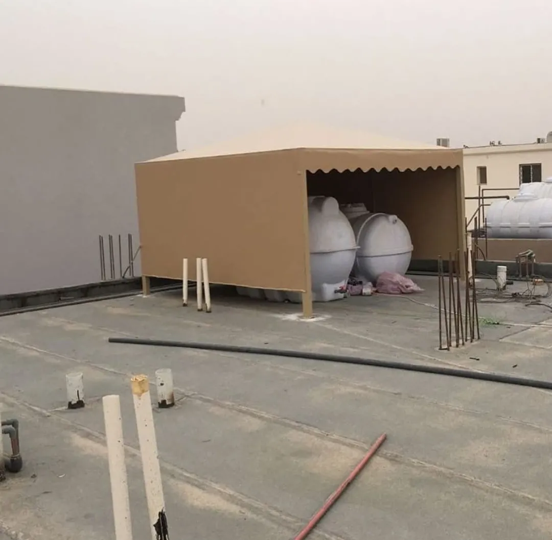 مظلات خزانات مظلات سخانات مظلات مكيفات مظلات السطح حي الحزم