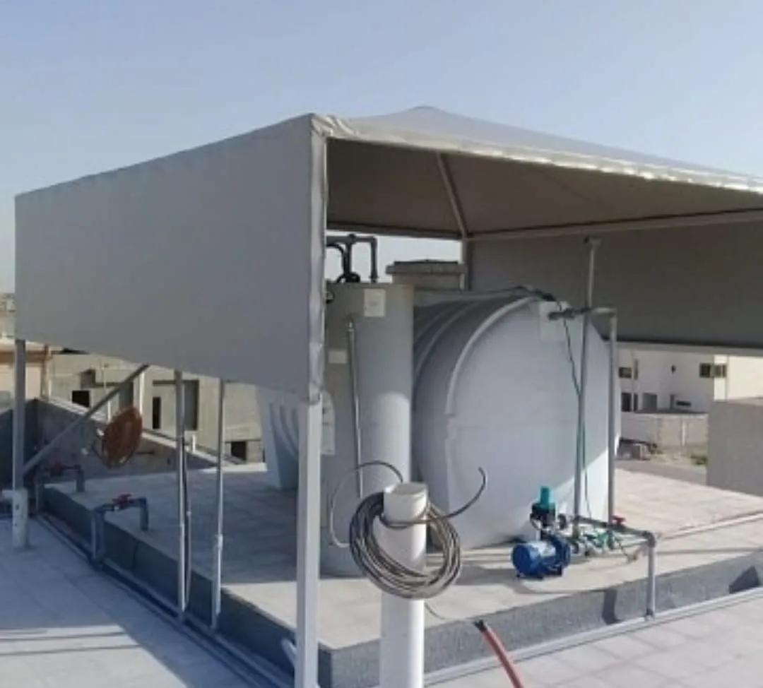 مظلات خزانات مظلات سخانات مظلات مكيفات مظلات السطح حي الحزم