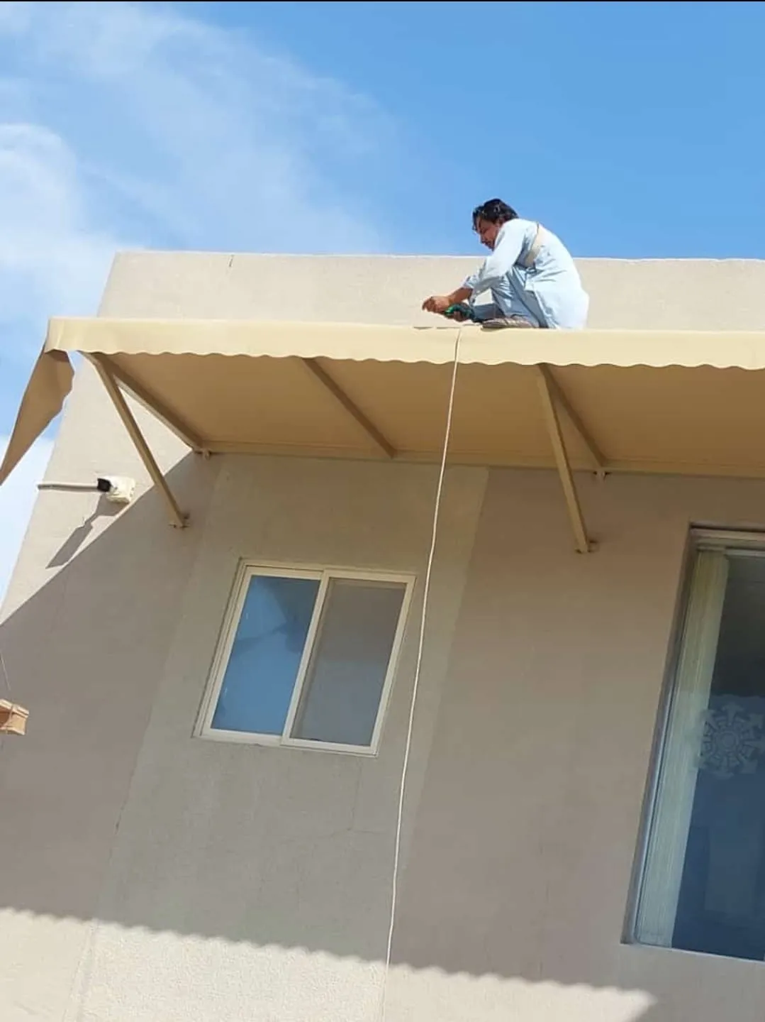 مظلات خزانات مظلات سخانات مظلات مكيفات مظلات السطح حي الحزم