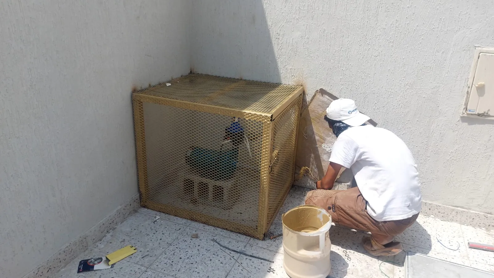 مظلات خزانات مظلات سخانات مظلات مكيفات مظلات السطح حي الحزم