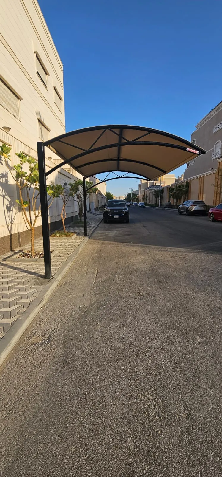 مظلات سيارات مظلات حدائق مظلات ممرات مظلات كابولي حي الروضة 