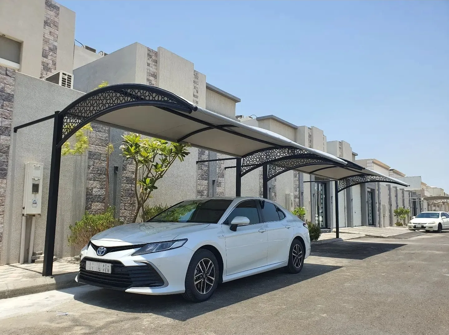 مظلات سيارات مظلات حدائق مظلات ممرات مظلات كابولي حي الروضة 