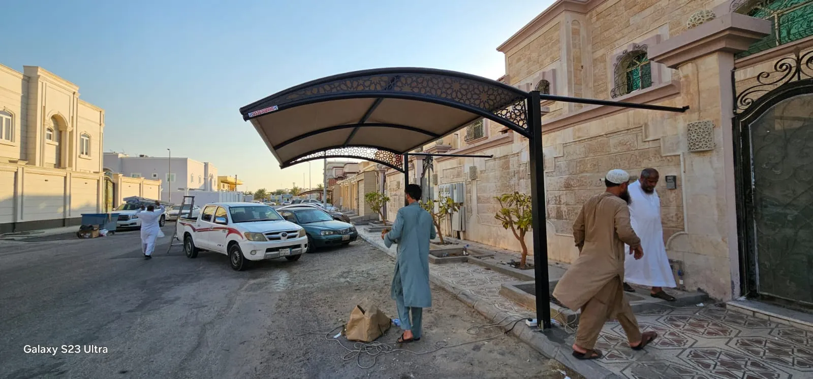 مظلات سيارات مظلات حدائق مظلات ممرات مظلات كابولي حي الروضة 