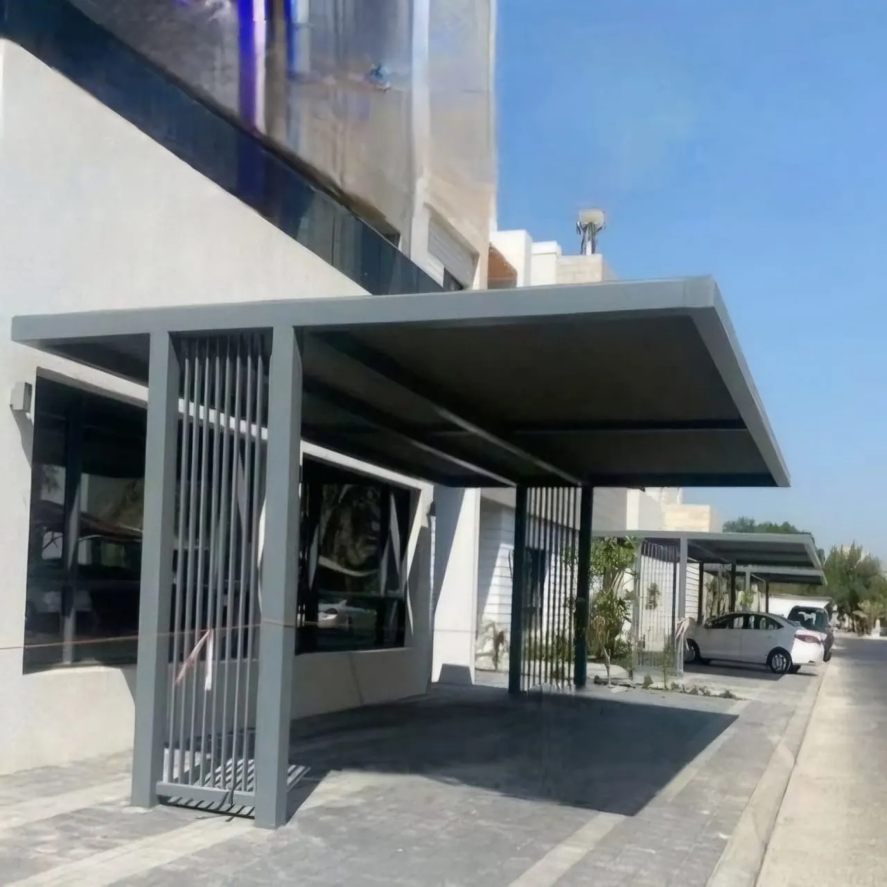 مظلات سيارات مظلات حدائق مظلات ممرات مظلات كابولي حي الروضة 