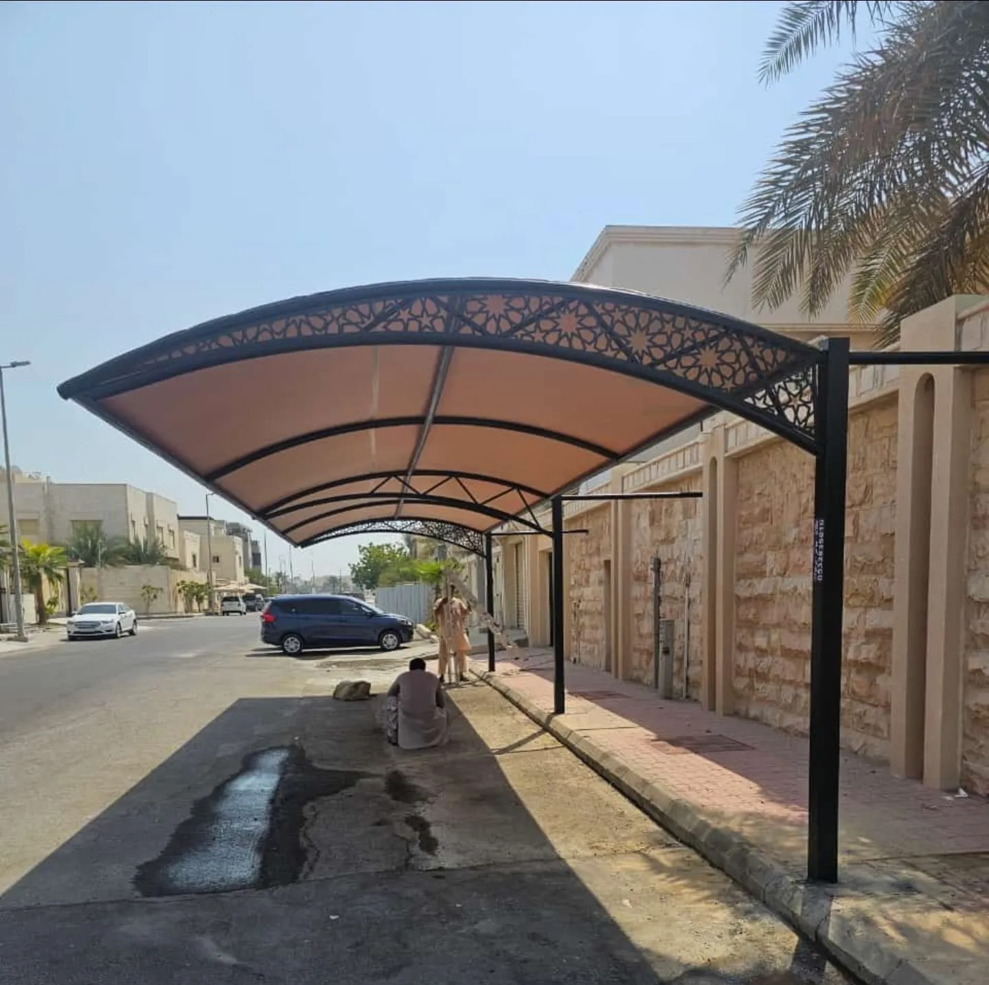 مظلات سيارات مظلات حدائق مظلات ممرات مظلات كابولي حي الروضة 