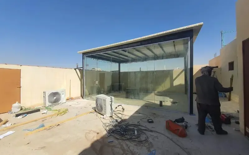 مقاول بناء مجالس زجاجية أنيقة وبسيطة بأقل تكلفة حي الصحافة