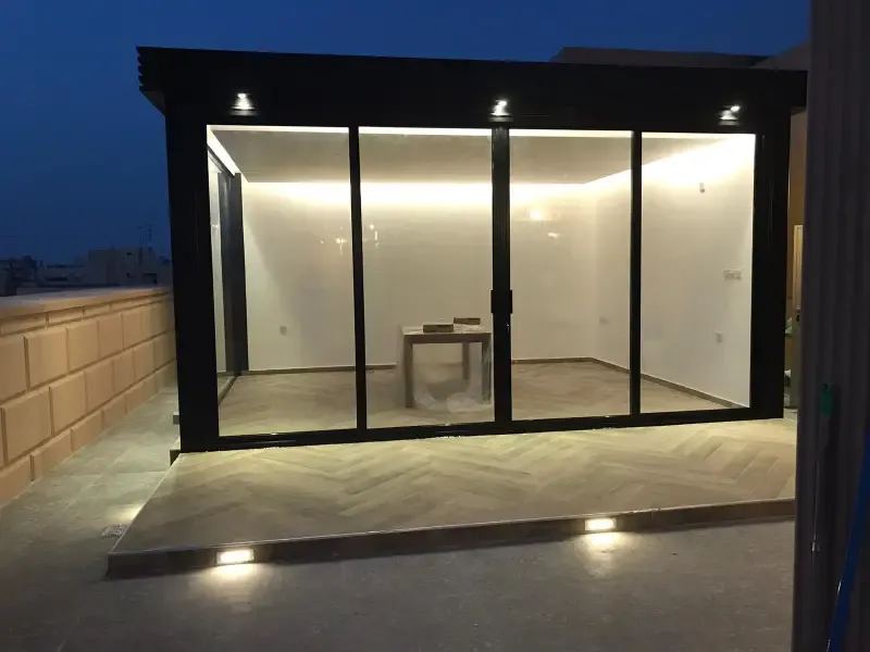 مقاول بناء مجالس زجاجية أنيقة وبسيطة بأقل تكلفة حي الصحافة