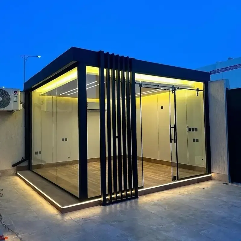 مقاول بناء مجالس زجاجية أنيقة وبسيطة بأقل تكلفة حي الصحافة