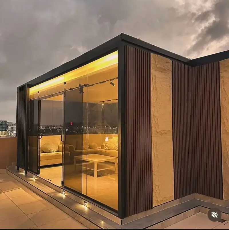 مقاول بناء مجالس زجاجية أنيقة وبسيطة بأقل تكلفة حي الصحافة