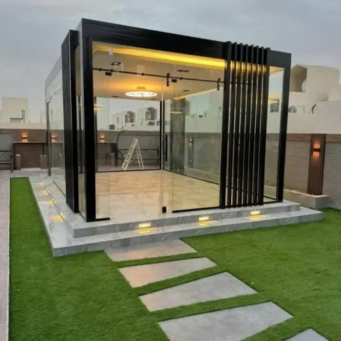 مقاول بناء مجالس زجاجية أنيقة وبسيطة بأقل تكلفة حي الصحافة