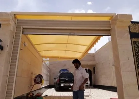 افضل تركيب مظلات مداخل ولكسان حي عكاظ والشفاء بالرياض