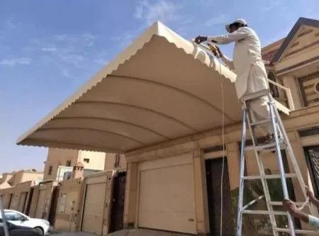 افضل تركيب مظلات مداخل ولكسان حي عكاظ والشفاء بالرياض