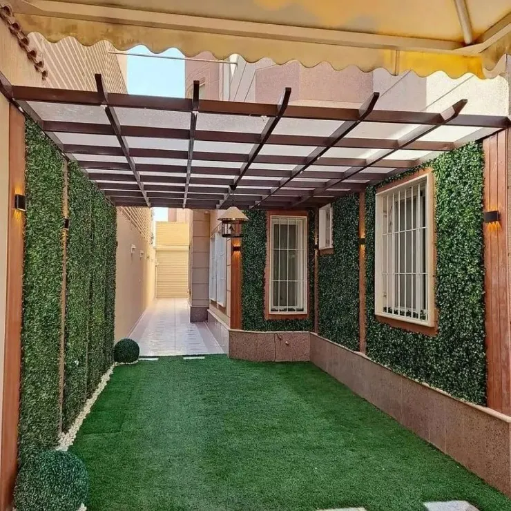 مظلات وسواتر في حي عكاظ أحواش الفلل دليل الفخامة والحماية