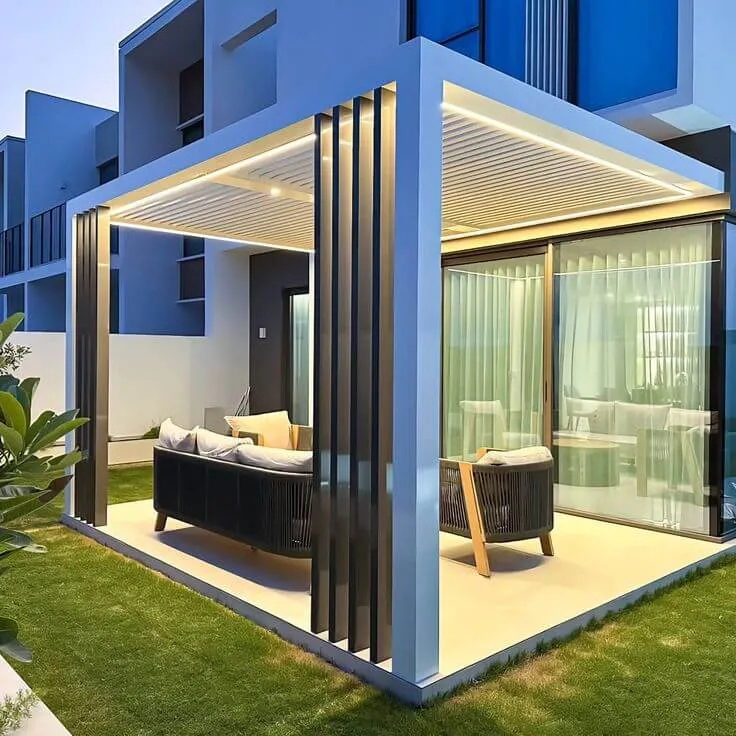 ملاحق خارجية| تركيب ملاحق ساندوتش بانل | ملاحق زجاجية فخمة