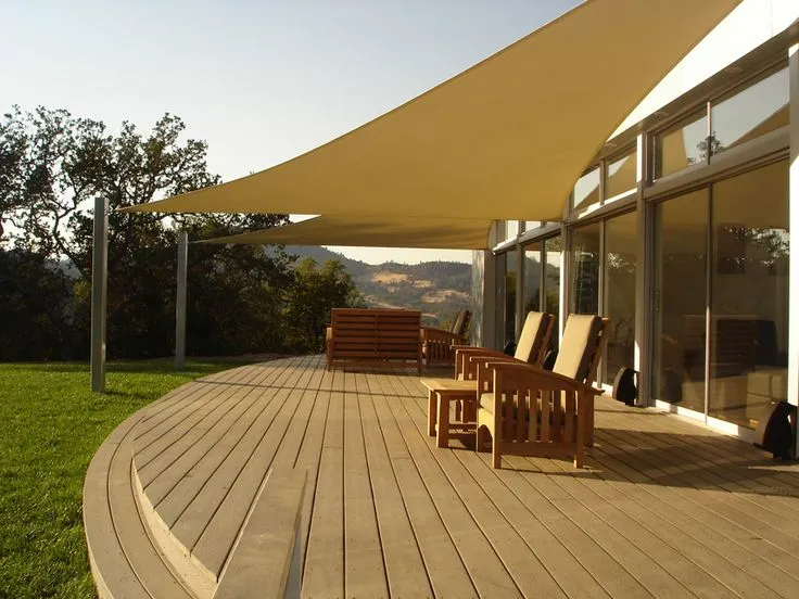 تحويل الفناء إلى واحة بالرياض:للمظلات والحدائق ومظلات شد