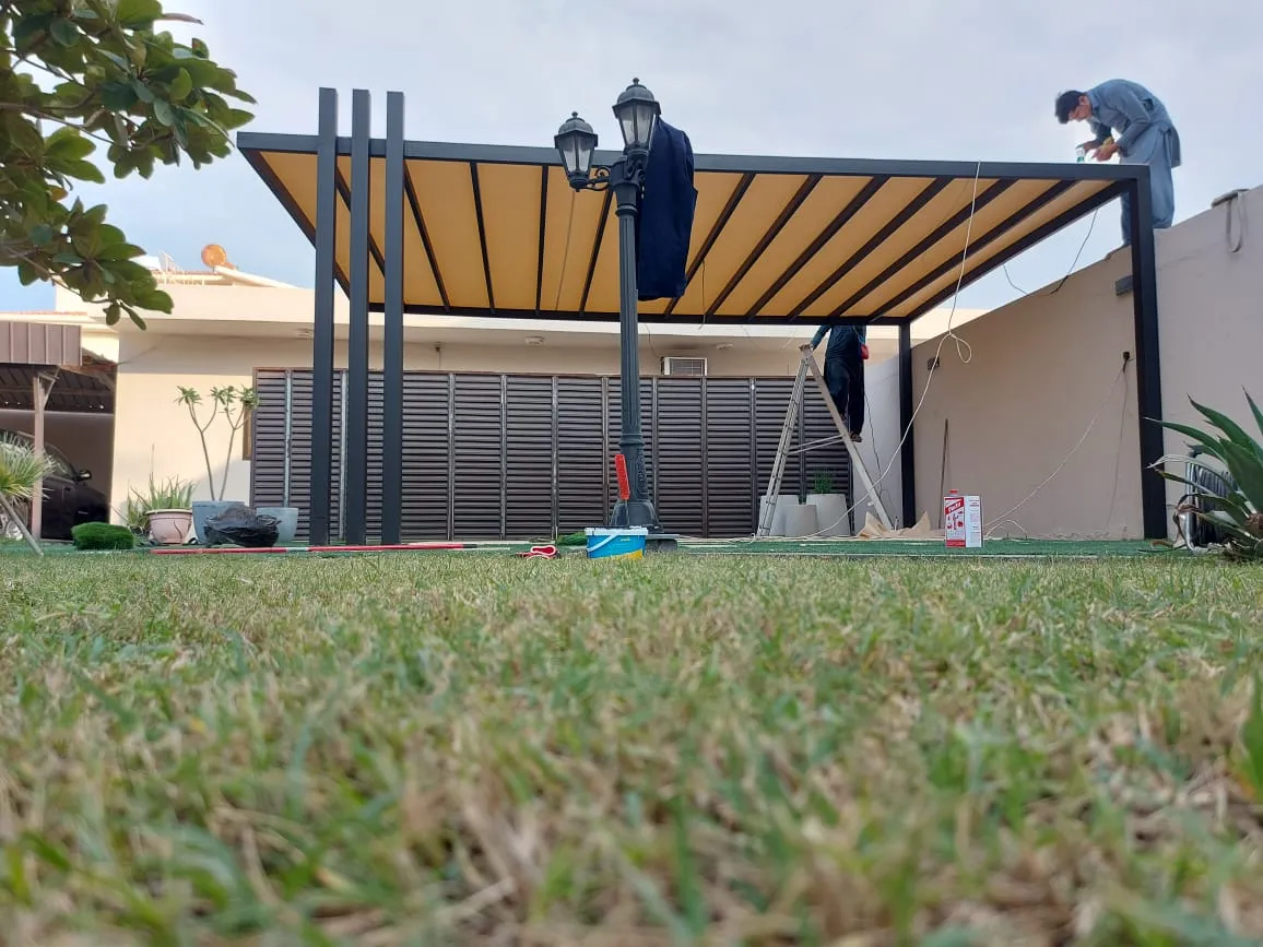 مظلات حدائق للمنزل حي الصحافة باحدث صور مظلات حدائق خارجية 