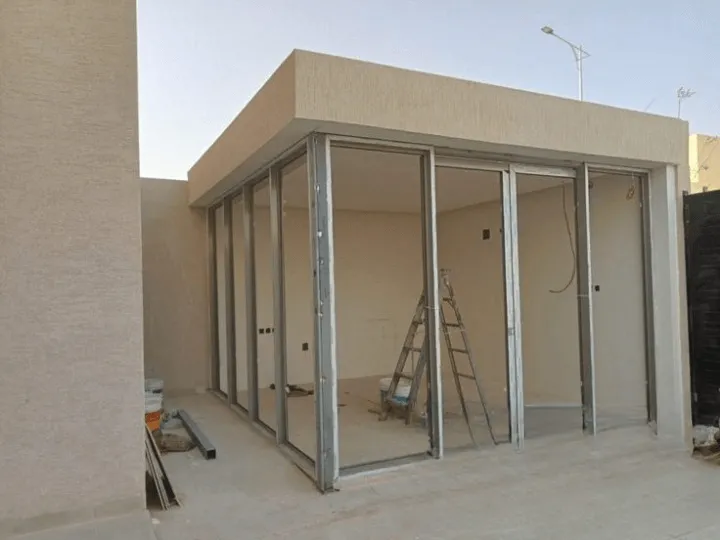 مقاول بناء ملاحق اسمنت بورد حي النرجس بتصاميم مودرن 2026