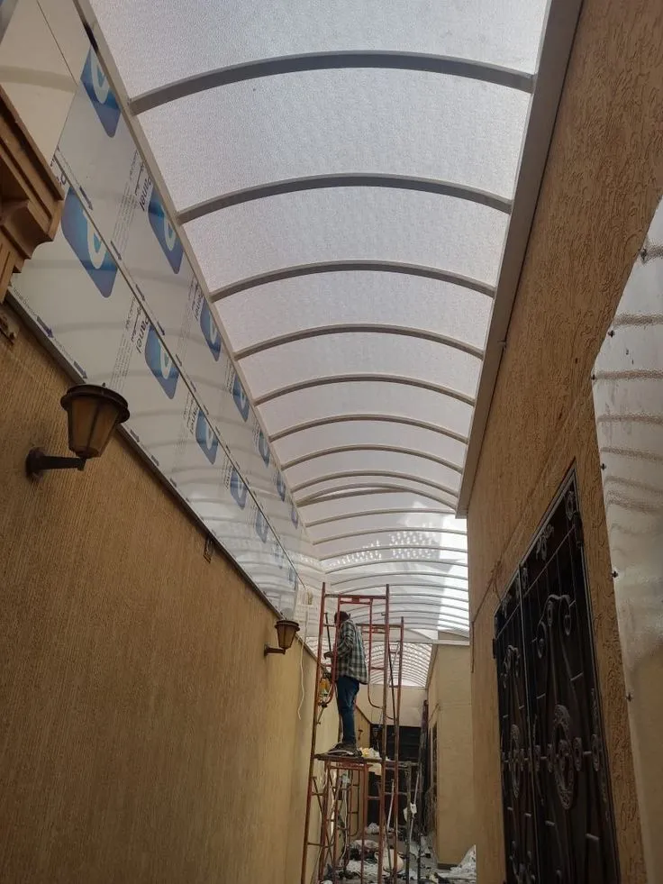 أفضل أنواع مظلات أحواش ومواقف سيارات في الرياض حي الروضة