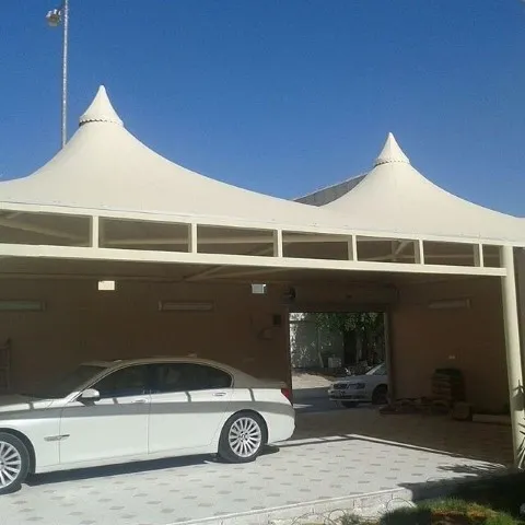 اصلاح مظلات كراج مقوسة بتثبيت آمن في حي السويدي غرب الرياض 