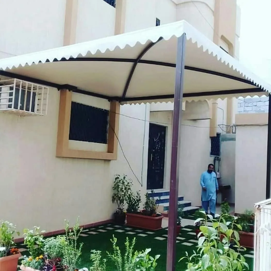 اصلاح مظلات كراج مقوسة بتثبيت آمن في حي السويدي غرب الرياض 