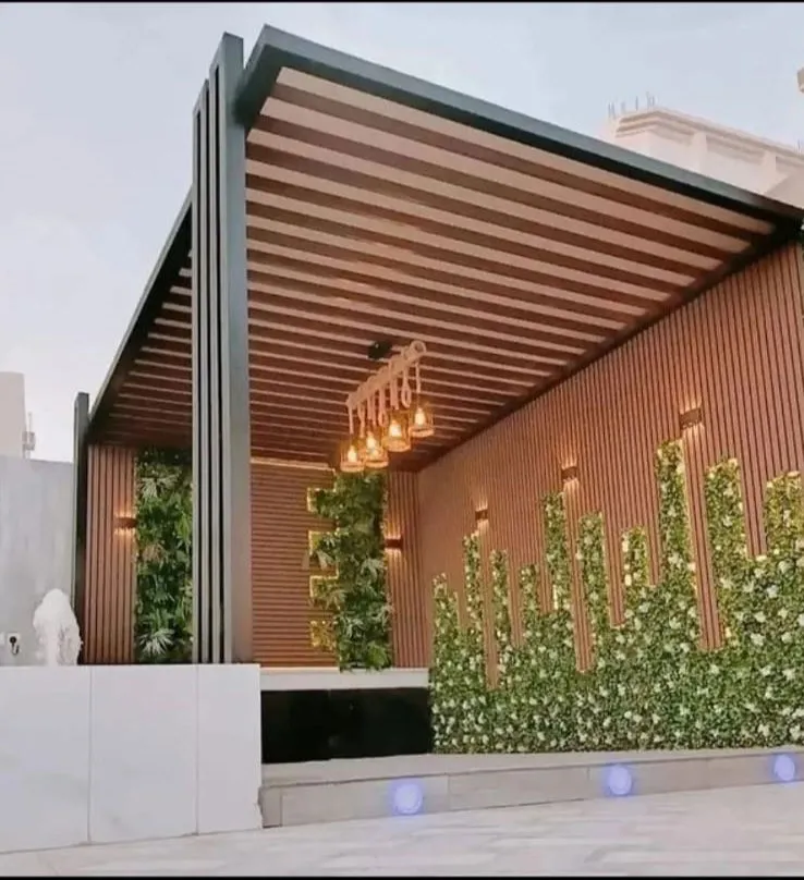 مظلات أحواش وجلسات خارجية حي الندى:بأفضل الأنواع والأسعار