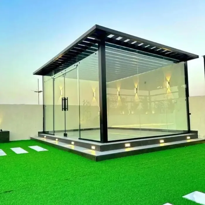 مجالس زجاجية وملاحق خارجيه فخمة بشمال الرياض:تصاميم عصرية 