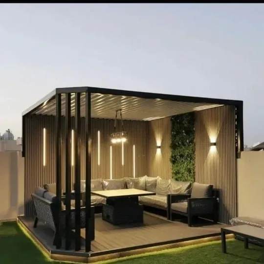 مجالس زجاجية وملاحق خارجيه فخمة بشمال الرياض:تصاميم عصرية 