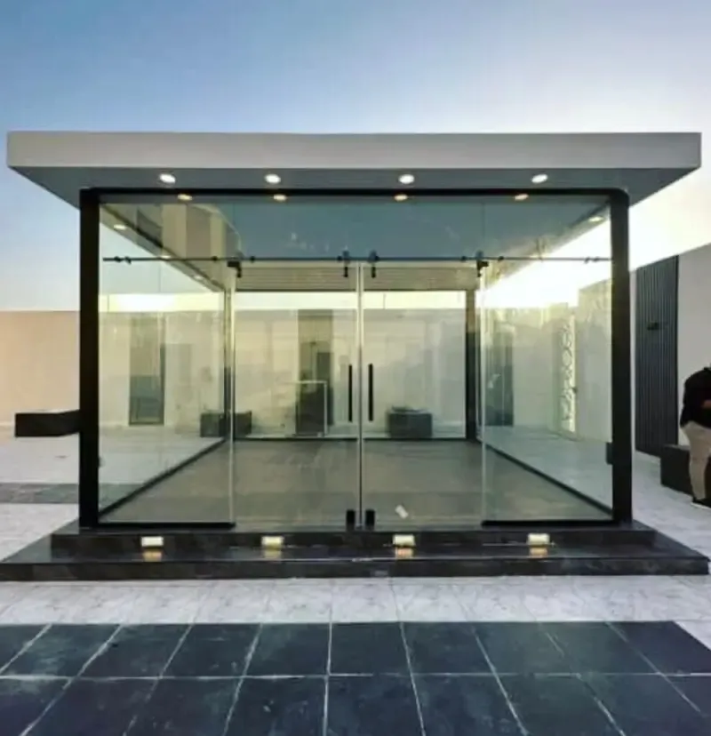 مجالس زجاجية وملاحق خارجيه فخمة بشمال الرياض:تصاميم عصرية 