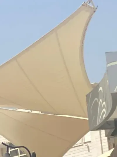 أفضل أنواع قماش مظلات خارجية ومظلات شراع في حي حطين والصحافة
