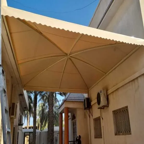 أفضل أنواع قماش مظلات خارجية ومظلات شراع في حي حطين والصحافة