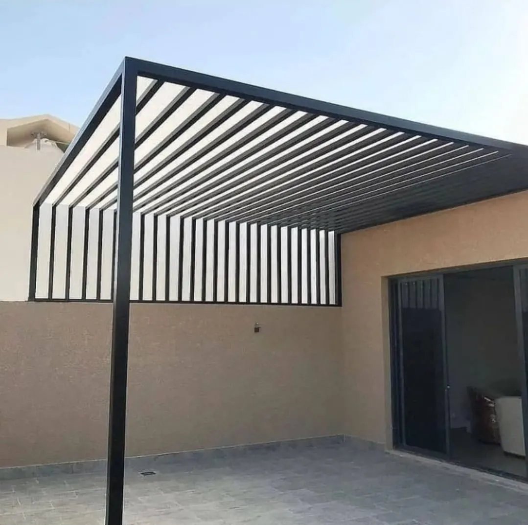 حدادتركيب برجولات حديد للأحواش حي الملقا:أفضل التصاميم