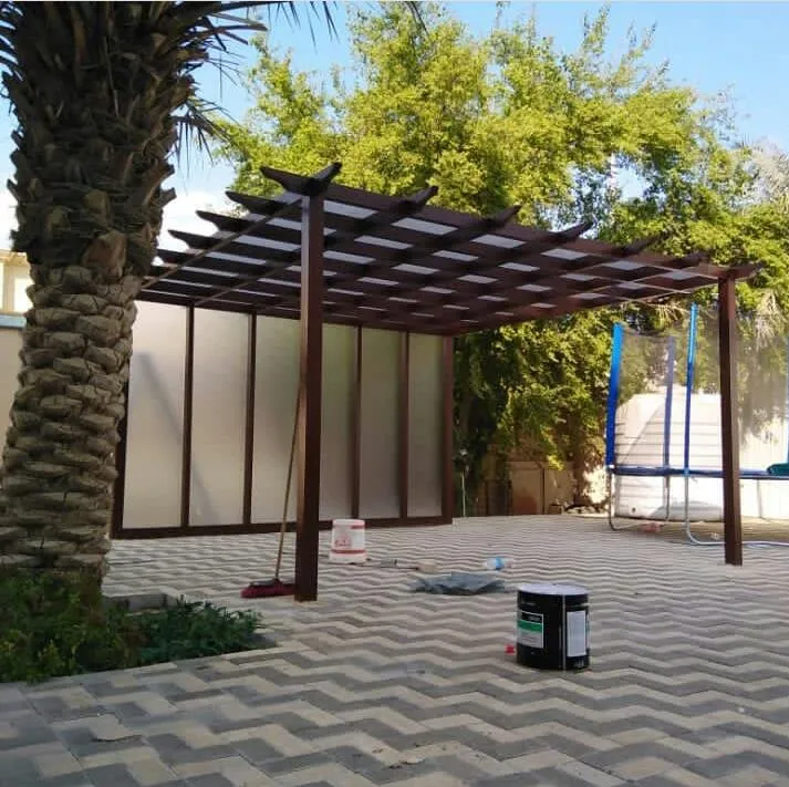 أفضل مؤسسة تركيب مظلات وبرجولات حديد في شمال الرياض