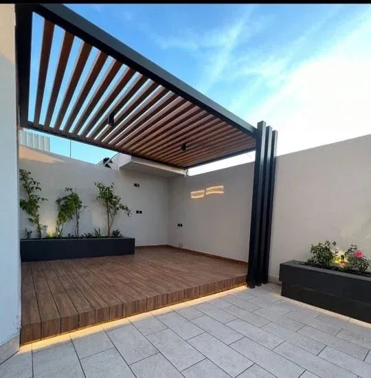 أفكار تصميم مجالس وجلسات خارجية للمنازل والأسطح حي لبن 