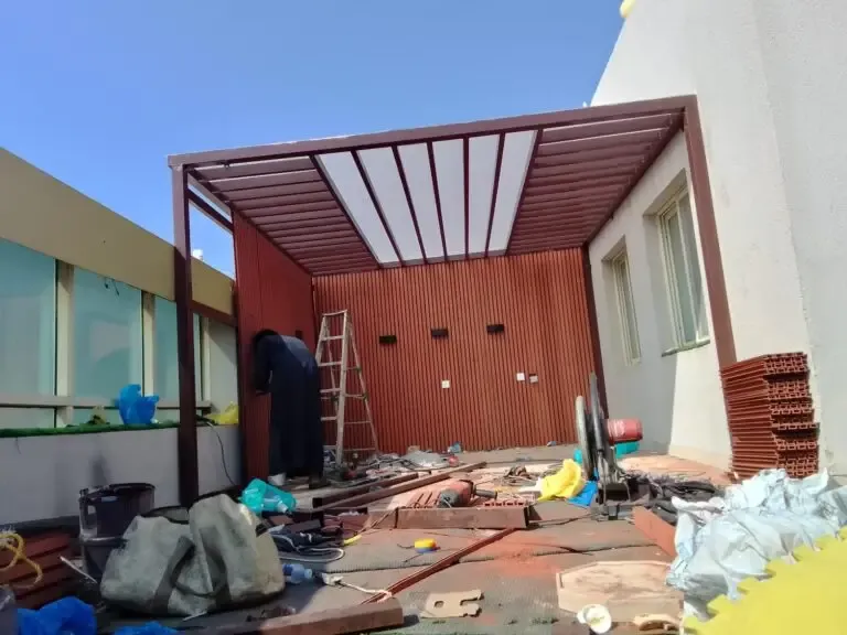 أفكار تصميم مجالس وجلسات خارجية للمنازل والأسطح حي لبن 