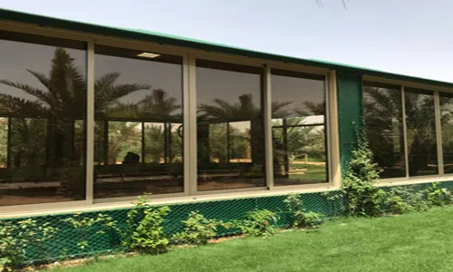 مجلس خارجي مصنوع من الساندوش والحديد والأسمنت بورد بالرياض 