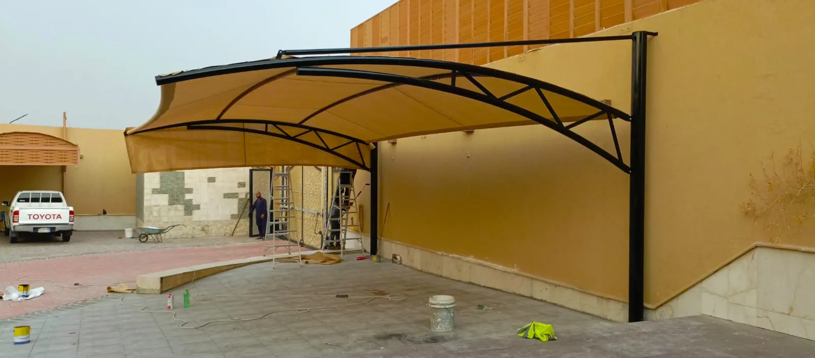 مظلات خارجية للمنازل والسيارات بشمال الرياض:بأفضل الأنواع 