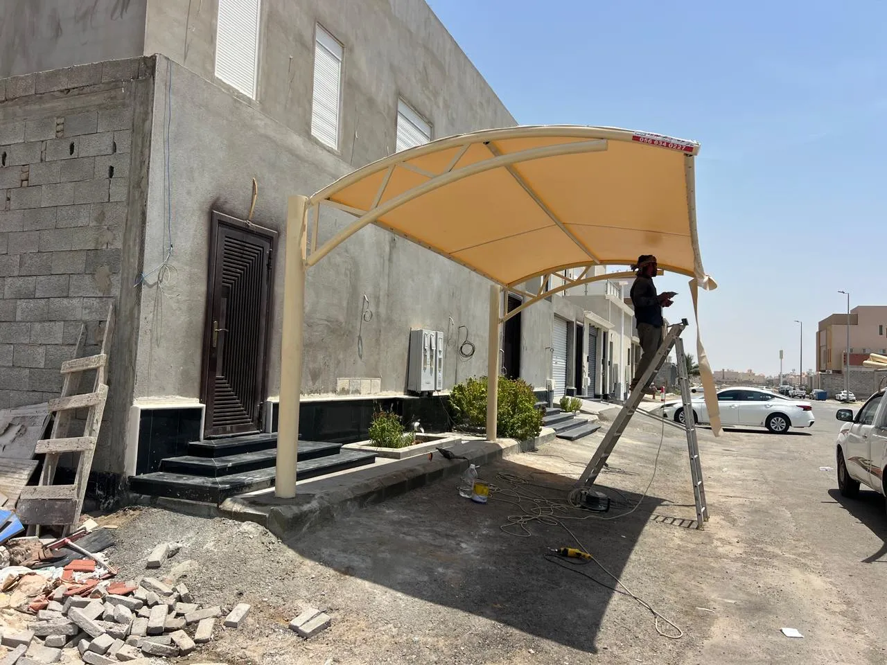 مظلات خارجية للمنازل والسيارات بشمال الرياض:بأفضل الأنواع 
