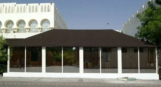 مجالس خارجية زجاجية بحي المطاربالرياض:تصاميم الخيام الزجاجية