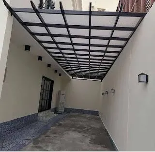 تركيب مظلات ممرات وتغطية المداخل بحي الورود: تصاميم حديثة