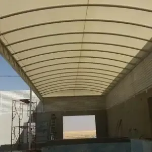 تركيب مظلات ممرات وتغطية المداخل بحي الورود: تصاميم حديثة