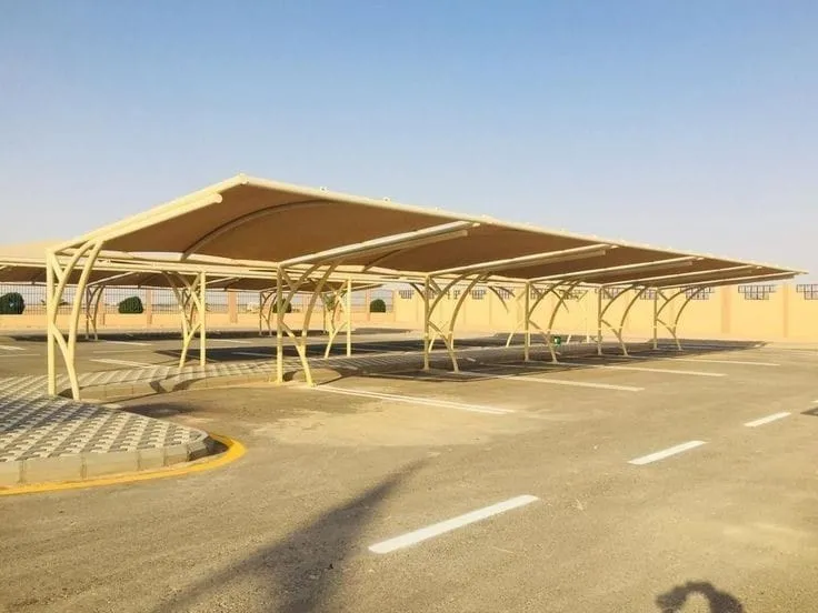 مظلات مشاريع بحي الملقا:لتركيب مظلات القطاعات العامة والخاصة