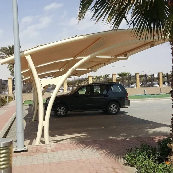 مظلات مشاريع بحي الملقا:لتركيب مظلات القطاعات العامة والخاصة